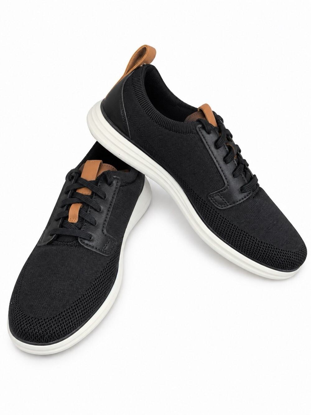 Goodfellow & Co Men’s Zeke Sneakers Size 7 Black Knit Memory Foam Casual Shoes